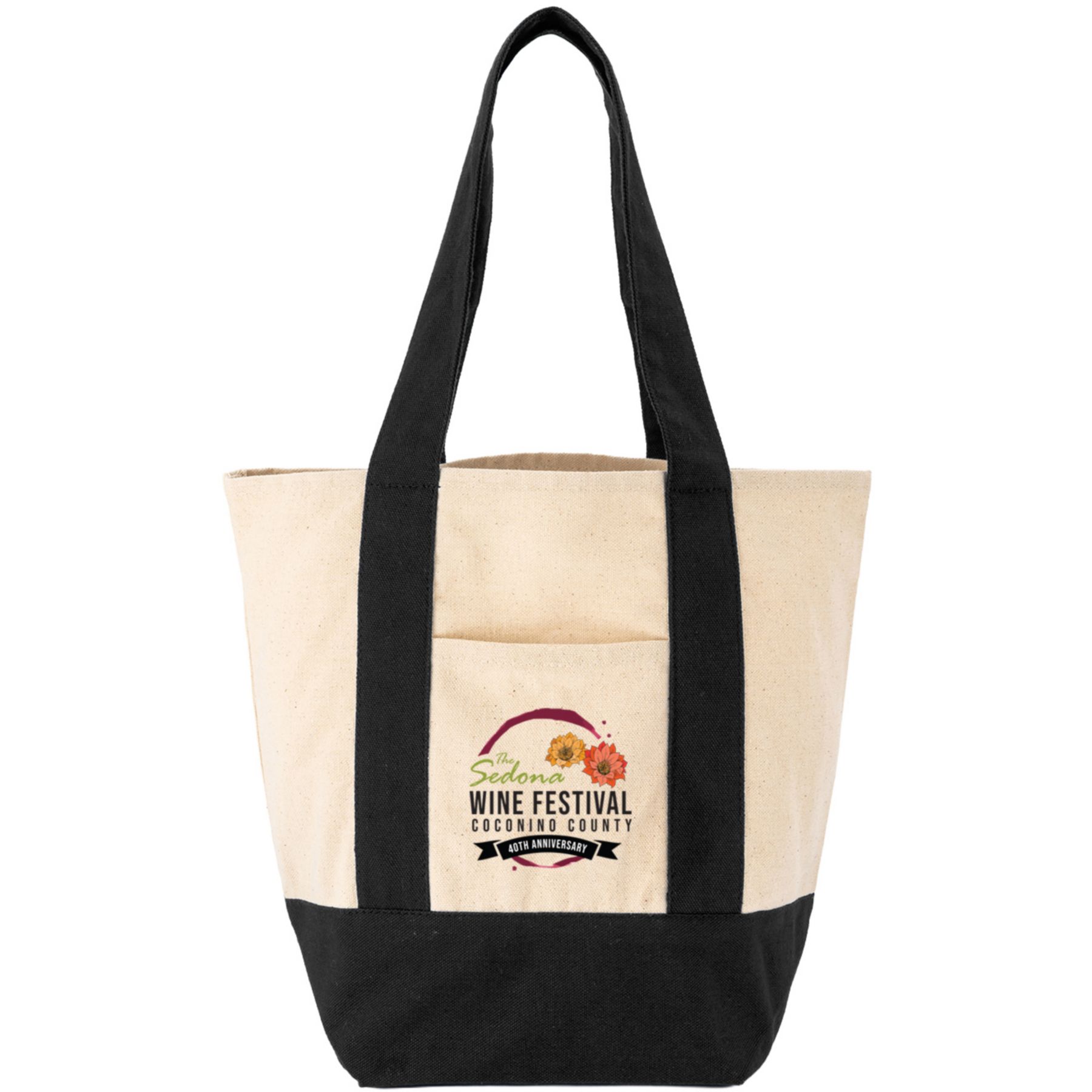 Full Color Saratoga Mini Cotton Canvas Tote 12 Oz 1