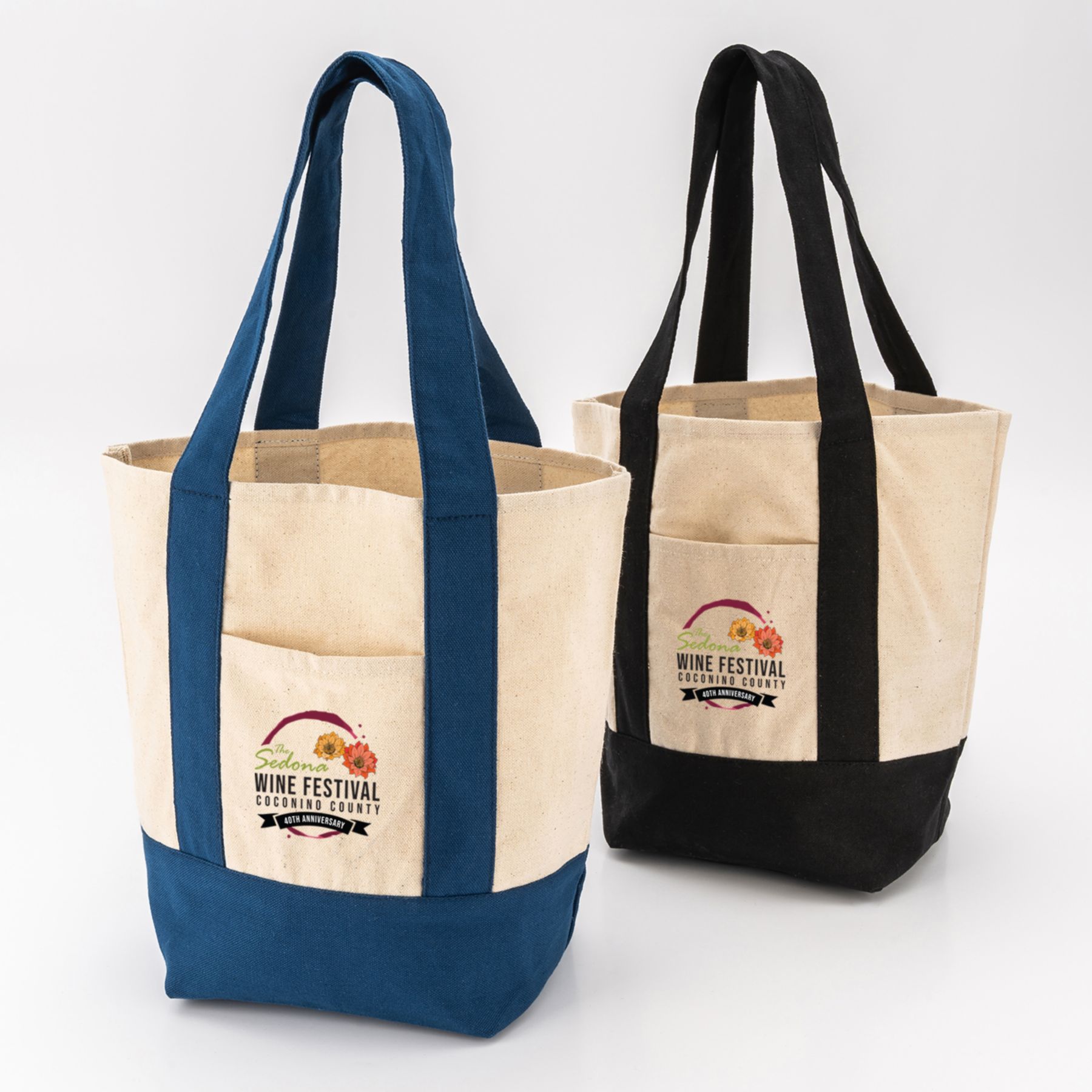 Full Color Saratoga Mini Cotton Canvas Tote 12 Oz 1