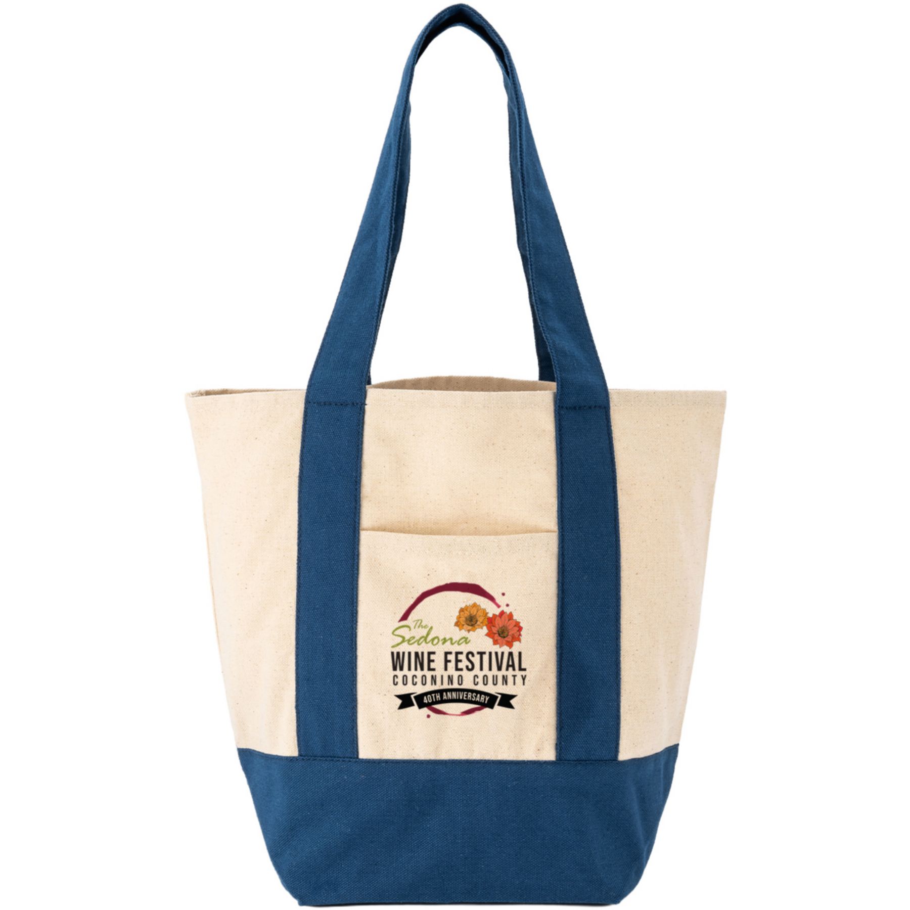 Full Color Saratoga Mini Cotton Canvas Tote 12 Oz 1