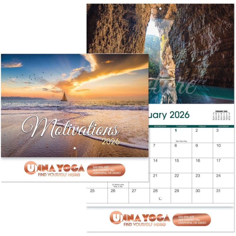 Motivations Stapled Wall Calendar 1 Motivations Stapled Wall Calendar 1