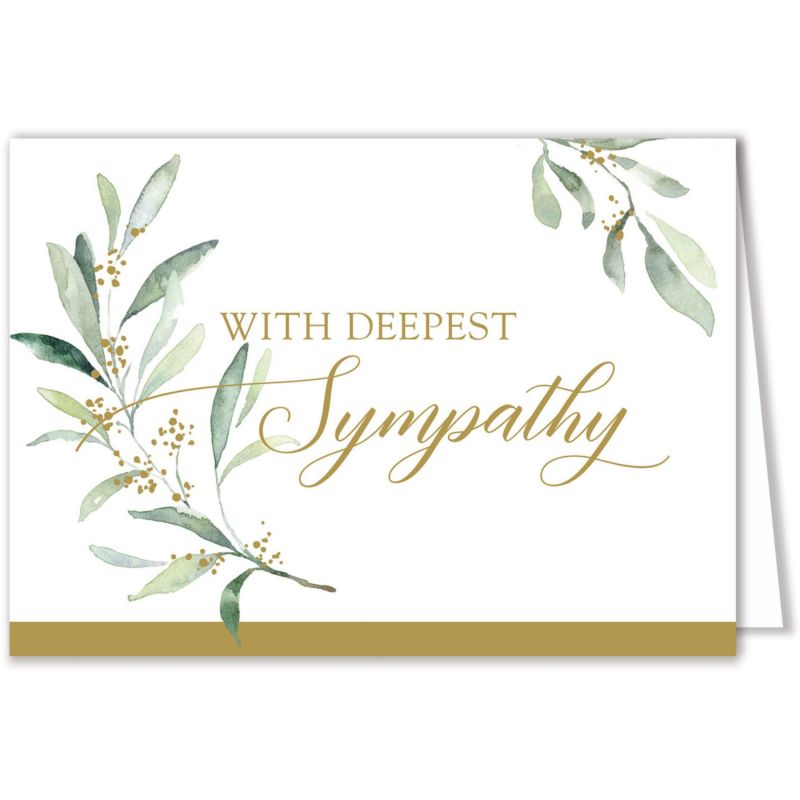 Sympathy Greenery Card 1 Sympathy Greenery Card 1