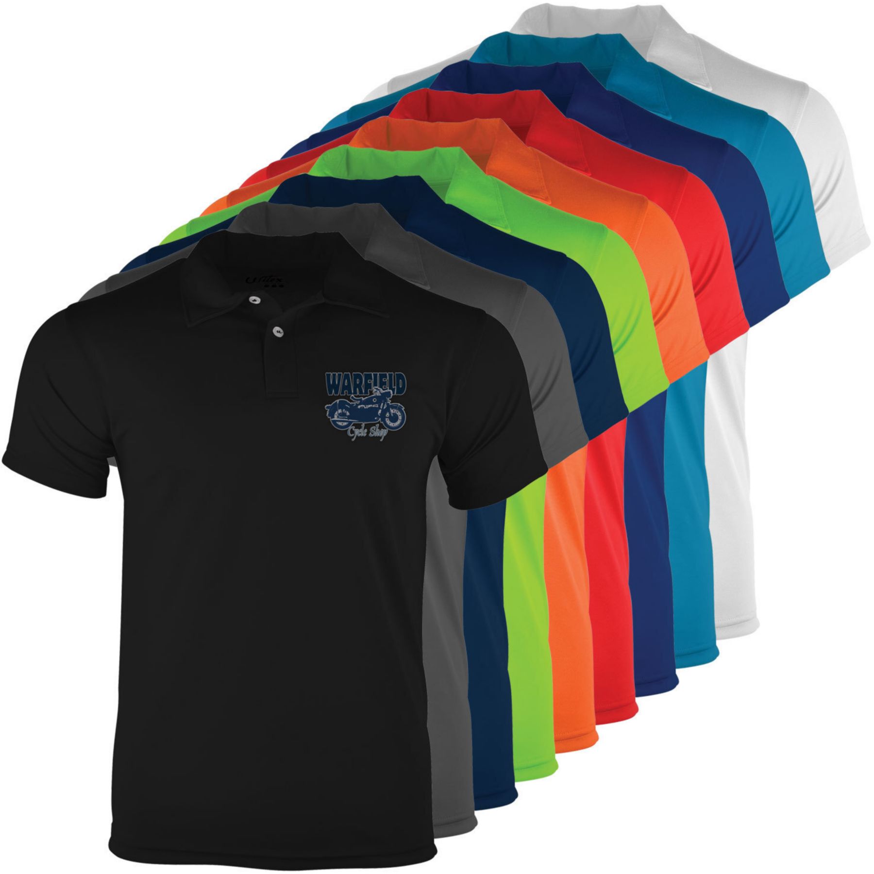 Embroidered Mens Performance Polo 1