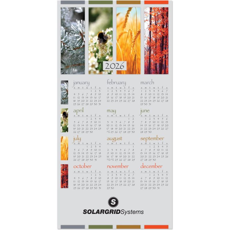 Four Seasons Z-Fold Calendar 1 Four Seasons Z-Fold Calendar 1