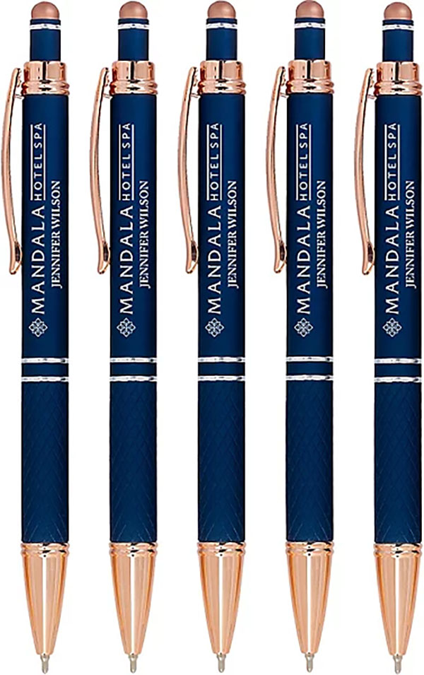 5 Pk Crossgate Stylus Rose Gold
