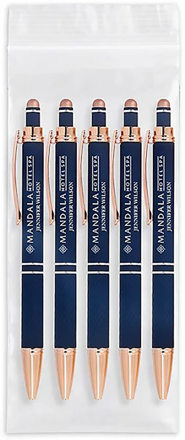 5 Pk Crossgate Stylus Rose Gold