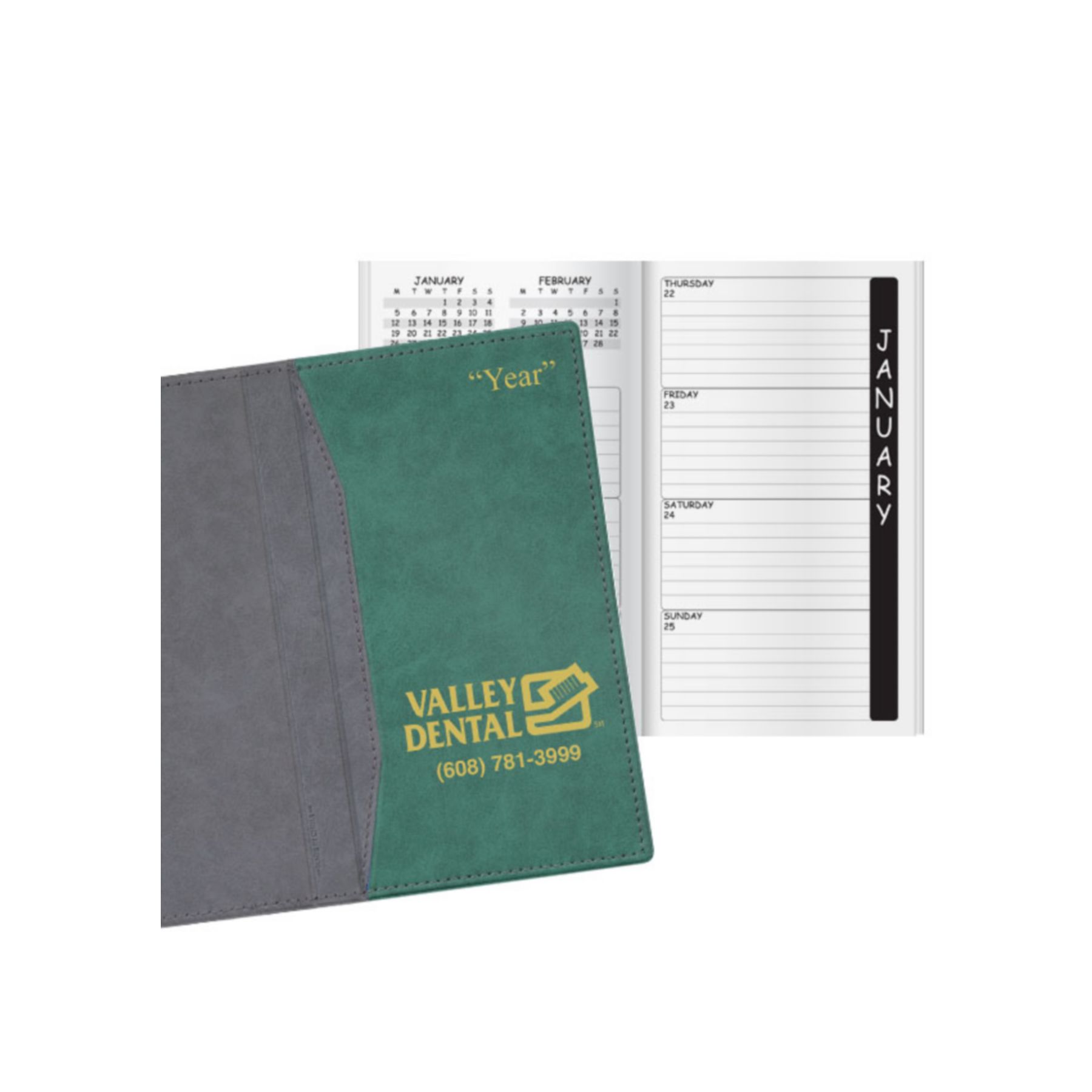 Bryne Academic Weekly Pocket Calendar 1