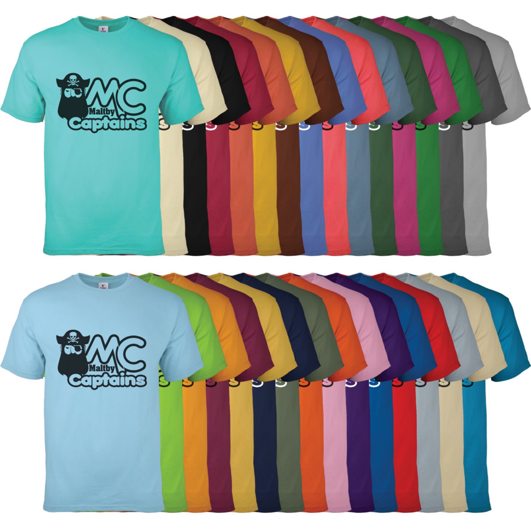 100% Cotton Colored T-Shirt 1