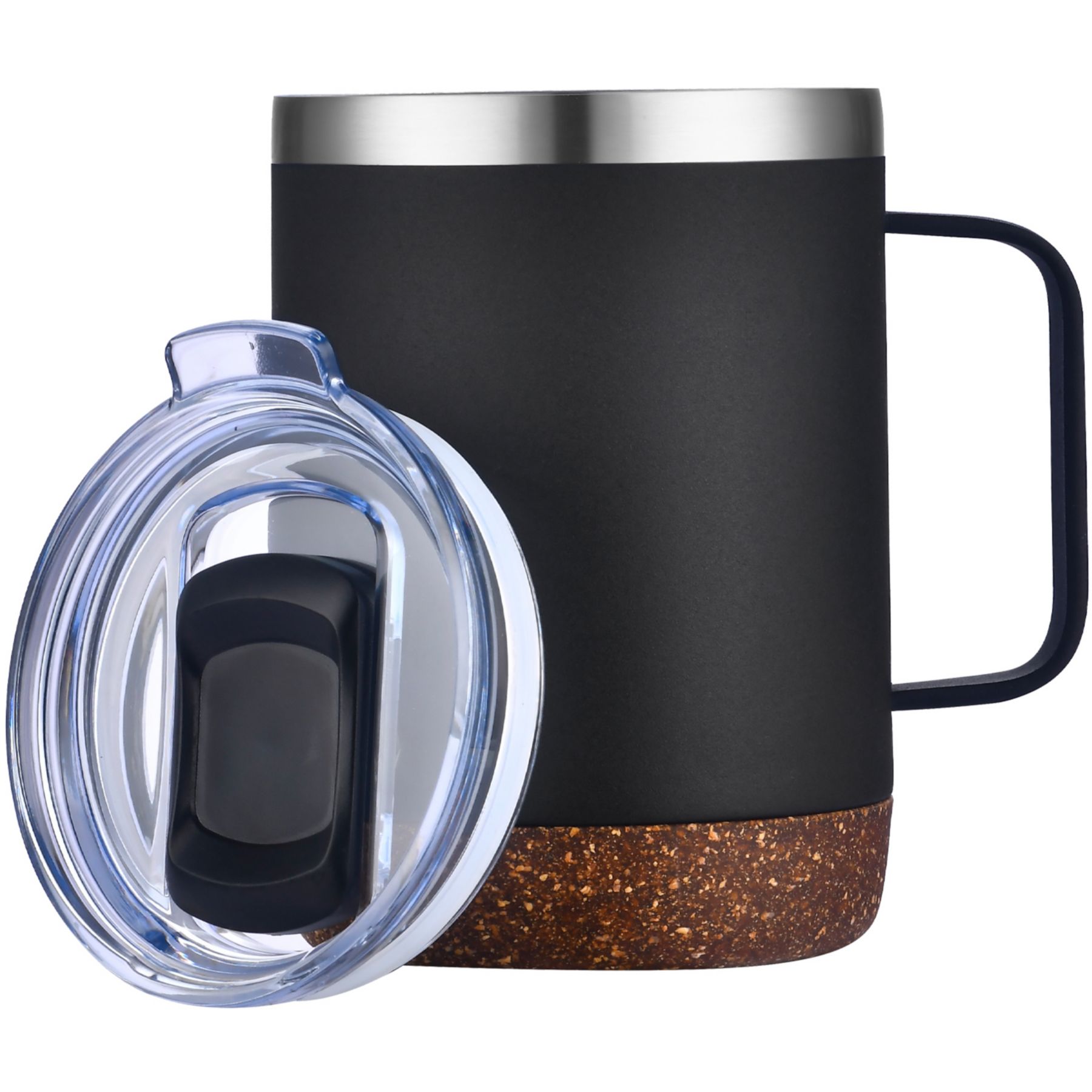 Saratoga Powder Coated Cork Bottom Mug 12 Oz 1