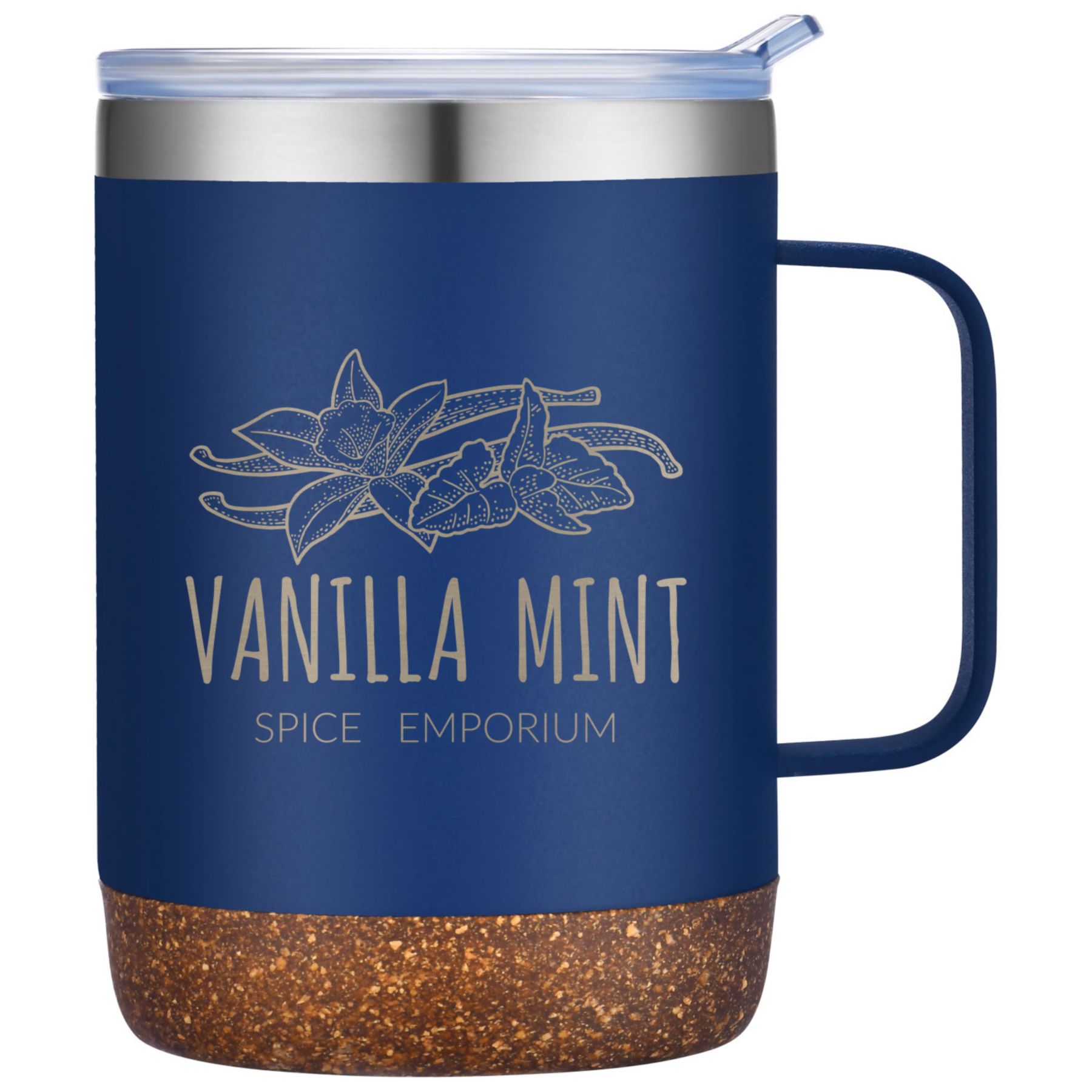 Saratoga Powder Coated Cork Bottom Mug 12 Oz 1
