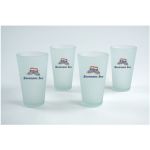 Frosted Pint Glass Gift Set Of 4 4 Frosted Pint Glass Gift Set Of 4 4