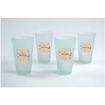 Frosted Pint Glass Gift Set Of 4 2 Frosted Pint Glass Gift Set Of 4 2