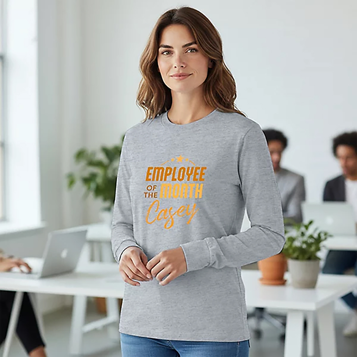 POD Gildan Cotton Longsleeve T-Shirt Full color DTF 1