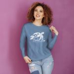Adult Zig Zag Textured Crew Screened 1 Adult Zig Zag Textured Crew Screened 1