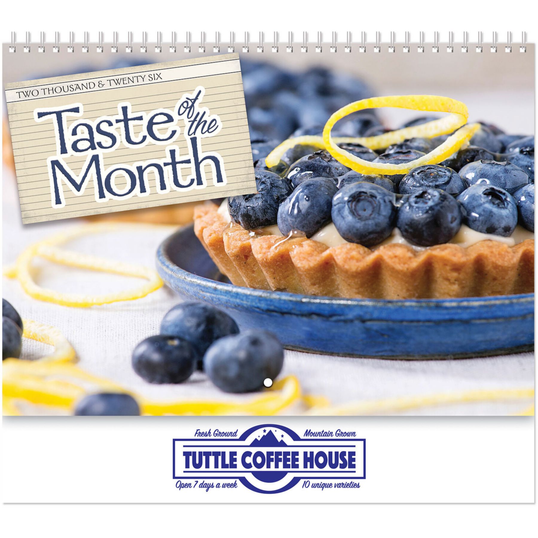 Taste Of Month Wall Calendar Spiral 1