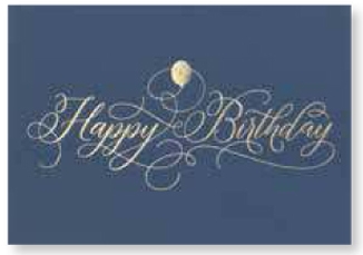 Navy & Gold Birthday Card 1 Navy & Gold Birthday Card 1