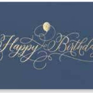 Navy & Gold Birthday Card 1 Navy & Gold Birthday Card 1