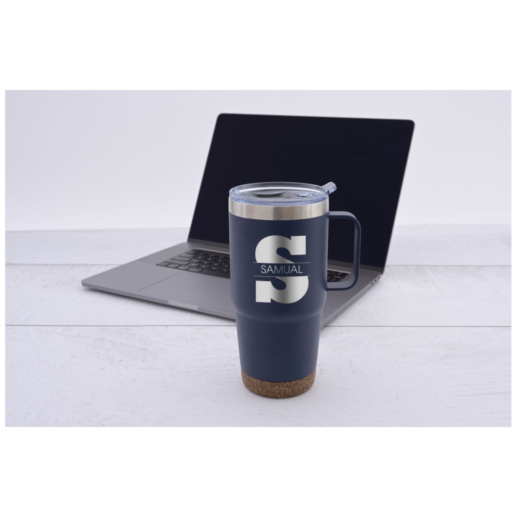 Pod Cork Bottom Stainless Mug 24 Oz 1