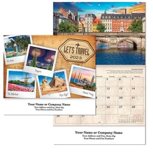 Let%27s Travel Stapled Wall Calendar 1 Let%27s Travel Stapled Wall Calendar 1