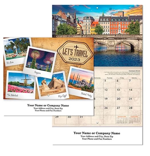 Let%27s Travel Stapled Wall Calendar 1 Let%27s Travel Stapled Wall Calendar 1