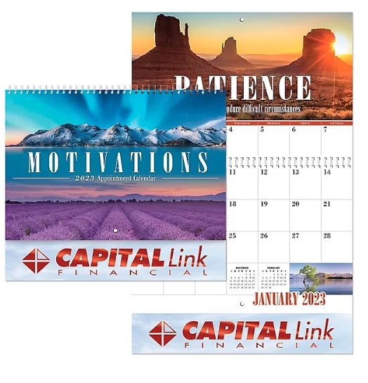 Motivations Appointment Spiral Wall Calendar 1 Motivations Appointment Spiral Wall Calendar 1