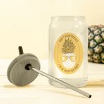 Pod Full Color Can Glass W Bamboo Lid 16 Oz 1 Pod Full Color Can Glass W Bamboo Lid 16 Oz 1