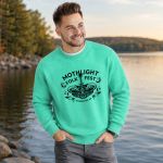 Garment Dye Crewneck - Screen Print 1 Garment Dye Crewneck - Screen Print 1