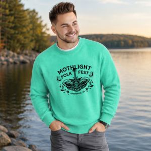 Garment Dye Crewneck - Screen Print 1 Garment Dye Crewneck - Screen Print 1