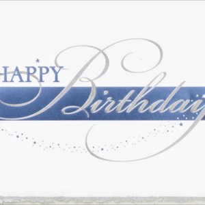 Blue & Silver Foil Birthday 1 Blue & Silver Foil Birthday 1