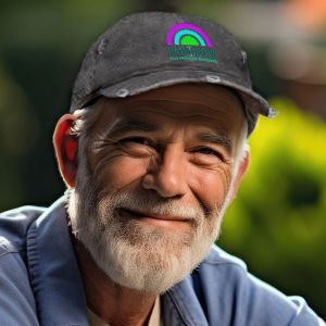 Distressed Vintage Hat - Embroidered 1 Distressed Vintage Hat - Embroidered 1