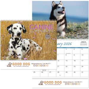 Full Color Canine Companions Spiral Wall Calendar 1 Full Color Canine Companions Spiral Wall Calendar 1