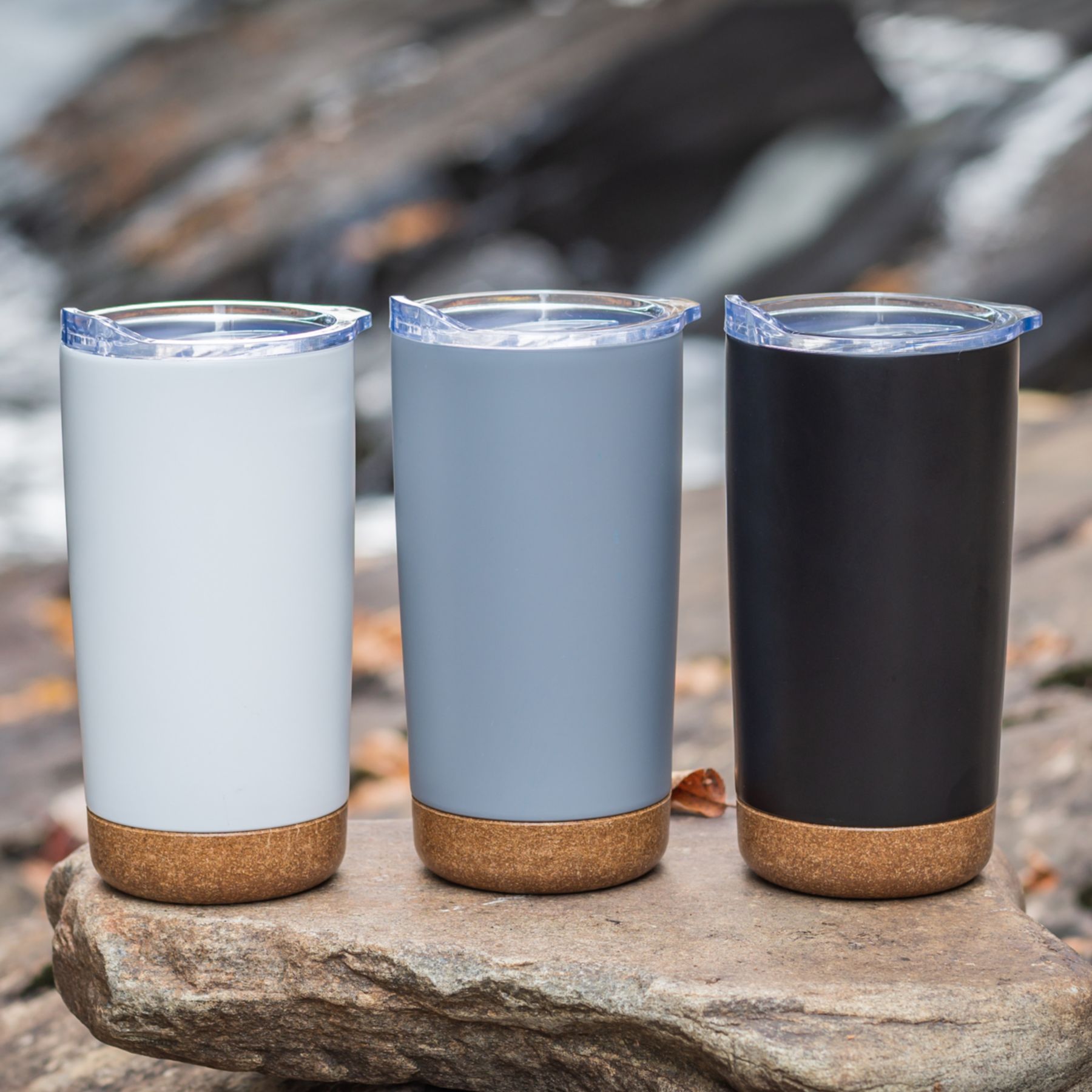 Saratoga Cork Bottom Stainless Tumbler 18 Oz 1