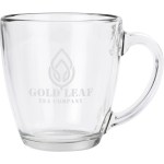 Etched Tapered Glass Mug 15.5 Oz 1 Etched Tapered Glass Mug 15.5 Oz 1