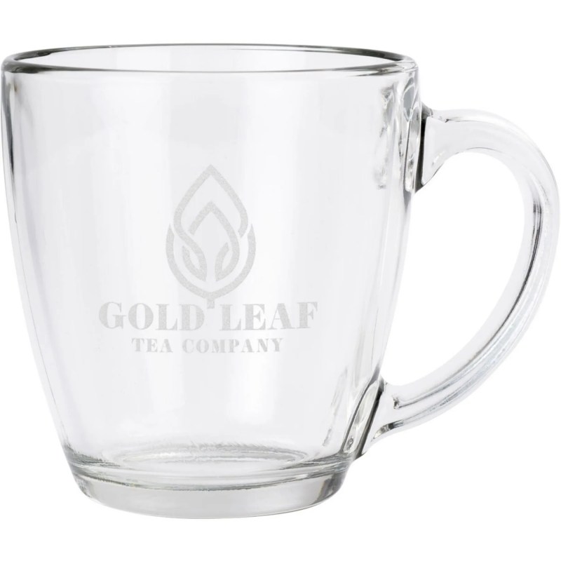 Etched Tapered Glass Mug 15.5 Oz 1 Etched Tapered Glass Mug 15.5 Oz 1
