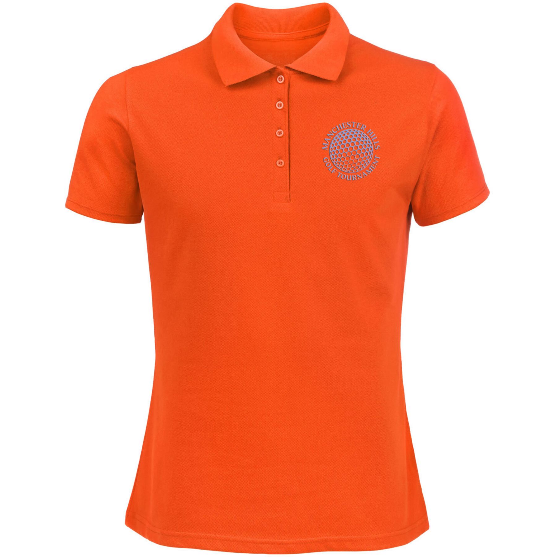 Embroidered Ladies 50/50 Polo Shirt 1