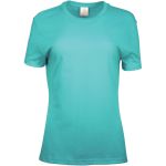 Screen Printed Ladies 100% Cotton Colored T-Shirt 4 Screen Printed Ladies 100% Cotton Colored T-Shirt 4