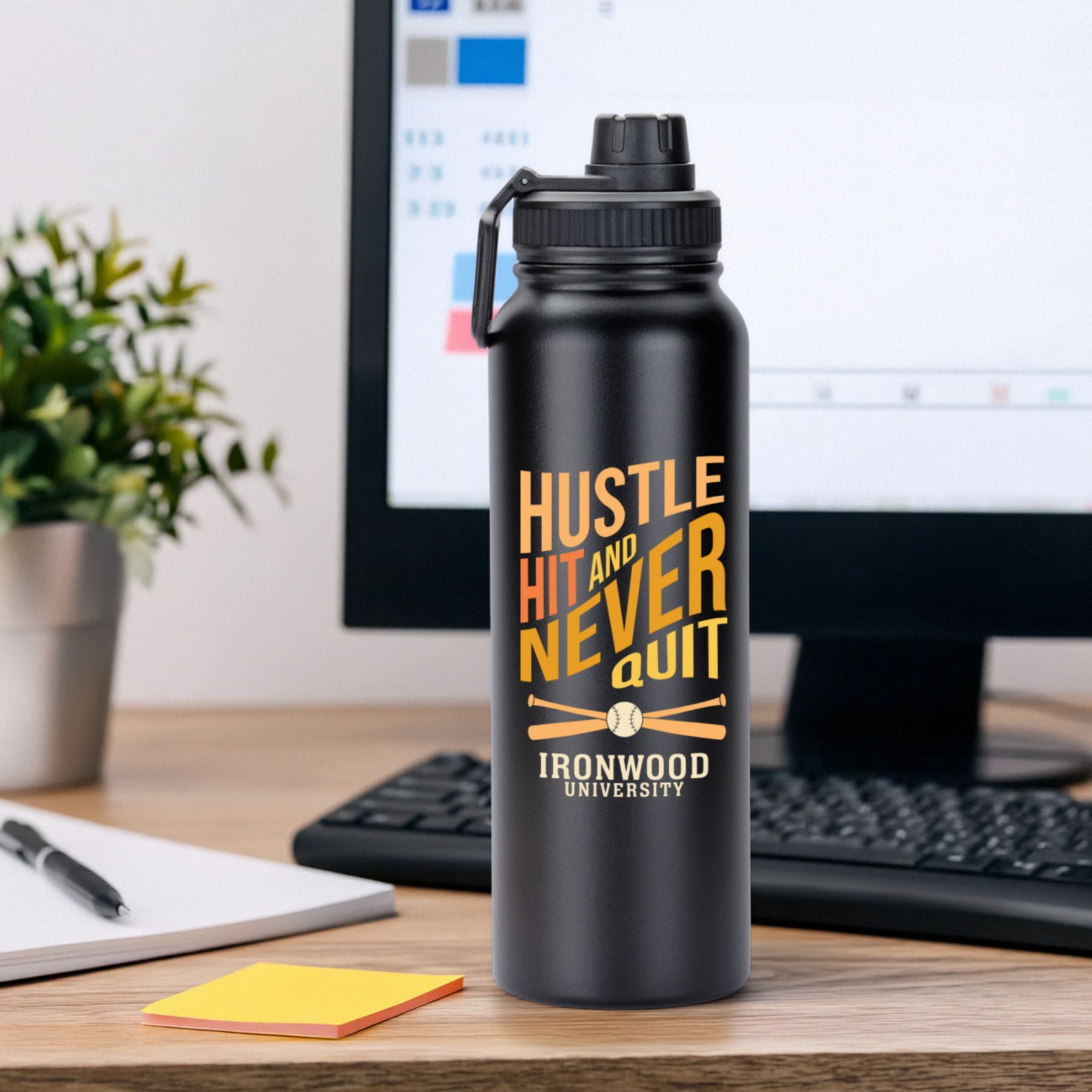 Full Color Endurance Bottle Powder Coated 1