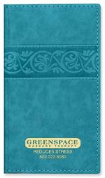 Nouveau Padfolio Featuring Post-It® Notes - Turquoise Blue Nouveau Padfolio Featuring Post-It® Notes - Turquoise Blue