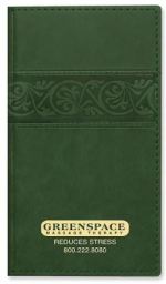 Nouveau Padfolio Featuring Post-It® Notes - Emerald Green Nouveau Padfolio Featuring Post-It® Notes - Emerald Green