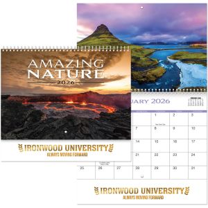 Amazing Nature Spiral Wall Calendar 1 Amazing Nature Spiral Wall Calendar 1