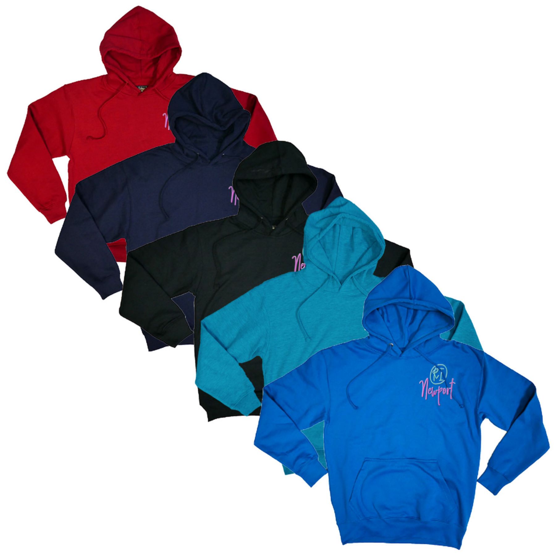 Adult Fleece Hoodie Embroidered 1