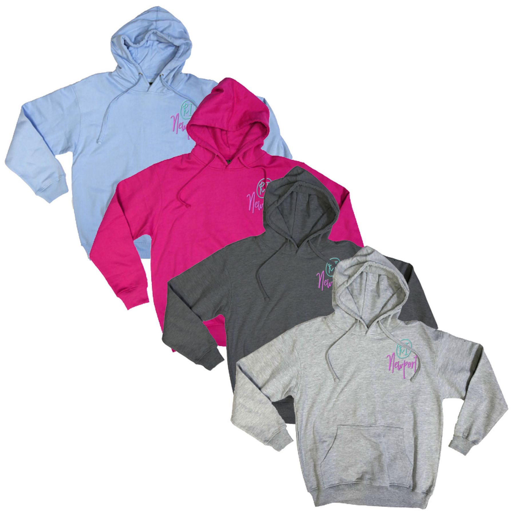 Adult Fleece Hoodie Embroidered 1