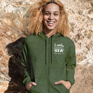 Adult Full Zip Vantage Heather Hoodie - Screen 1 Adult Full Zip Vantage Heather Hoodie - Screen 1