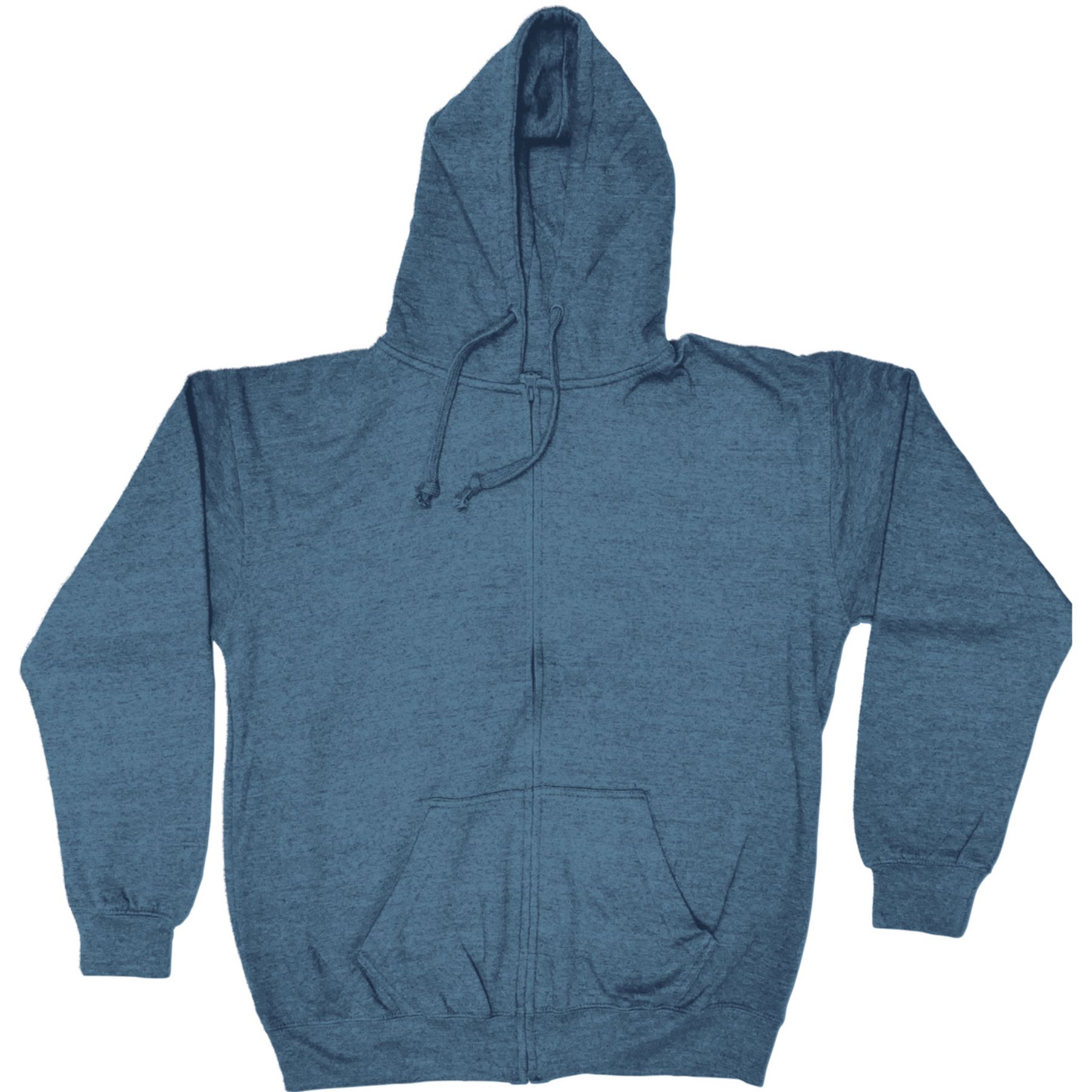 Adult Full Zip Vantage Heather Hoodie - Screen 1