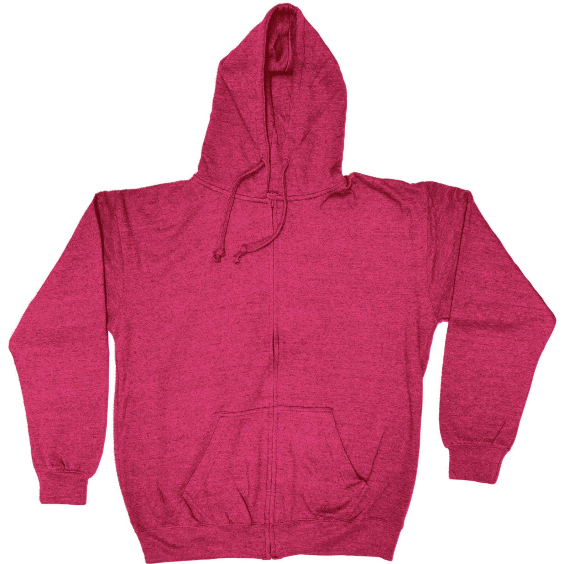 Adult Full Zip Vantage Heather Hoodie - Screen 1