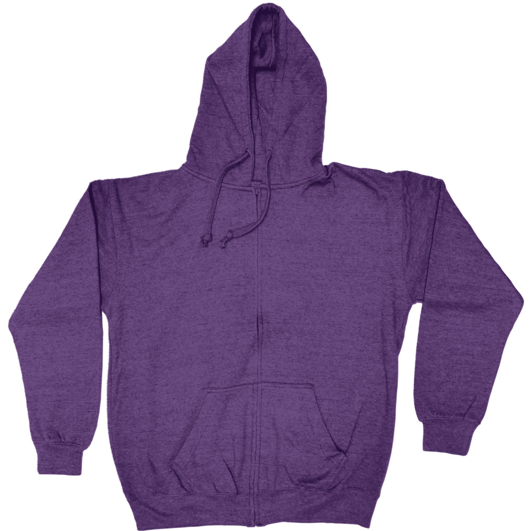 Adult Full Zip Vantage Heather Hoodie - Screen 1