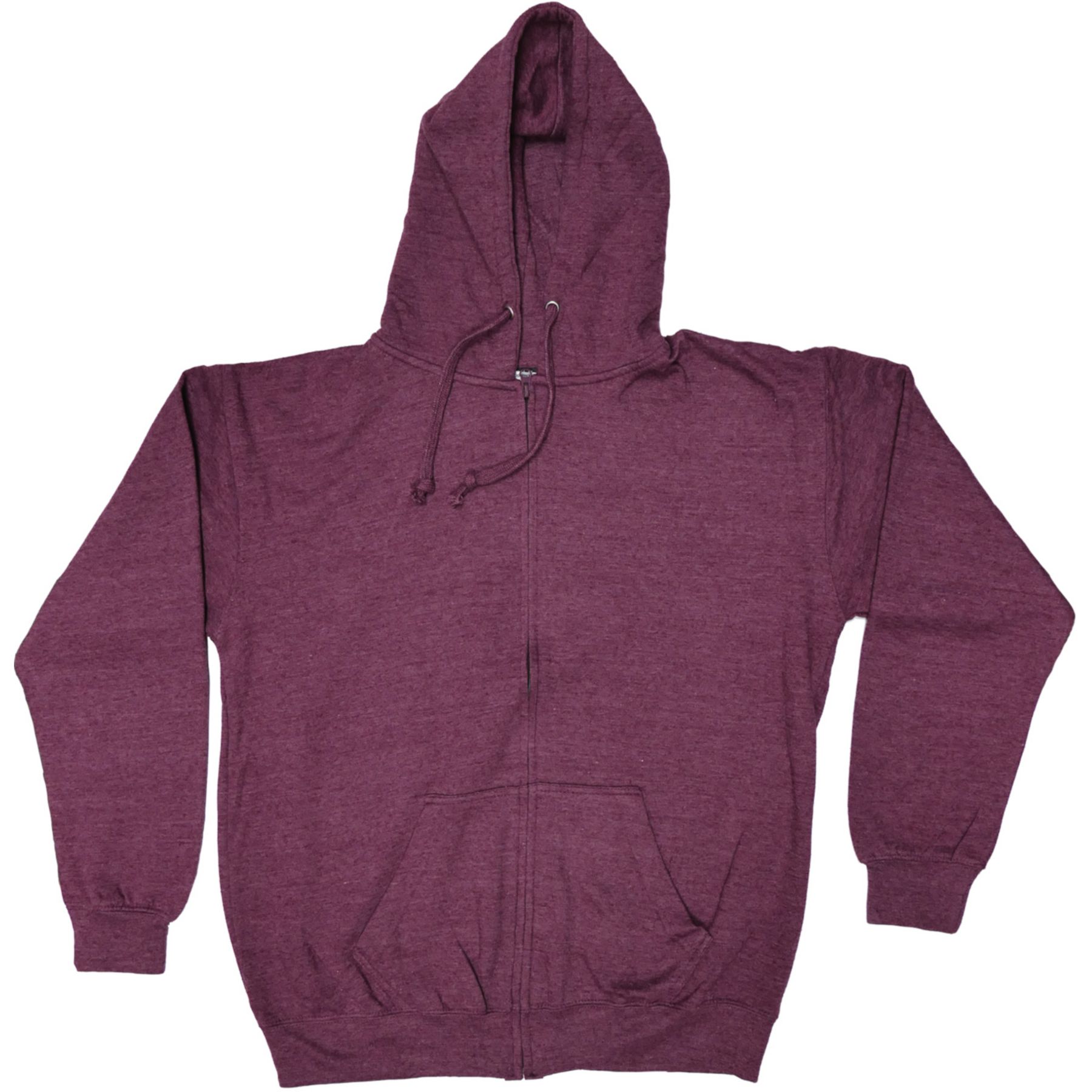 Adult Full Zip Vantage Heather Hoodie - Screen 1