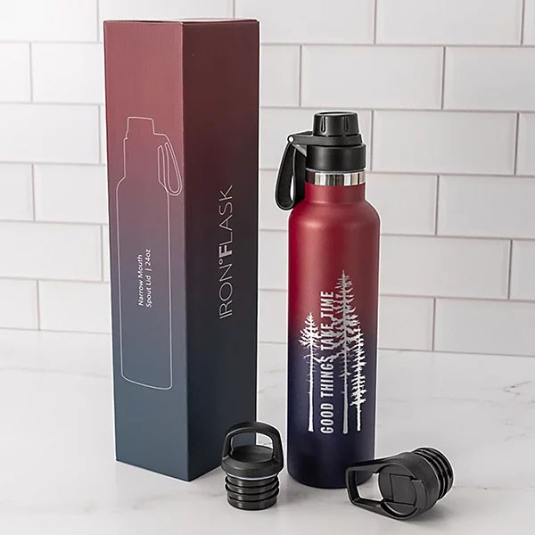 Pod Iron Flask Narrow Mouth Bottle 1