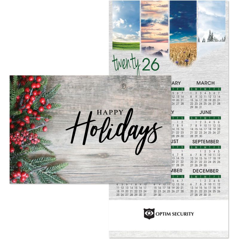 Four Seasons Holly Card To Calendar 1 Four Seasons Holly Card To Calendar 1