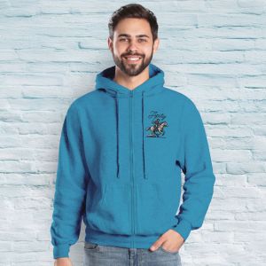 Adult Fleece Full Zip Hoodie - Full Color Adult Fleece Full Zip Hoodie - Full Color
