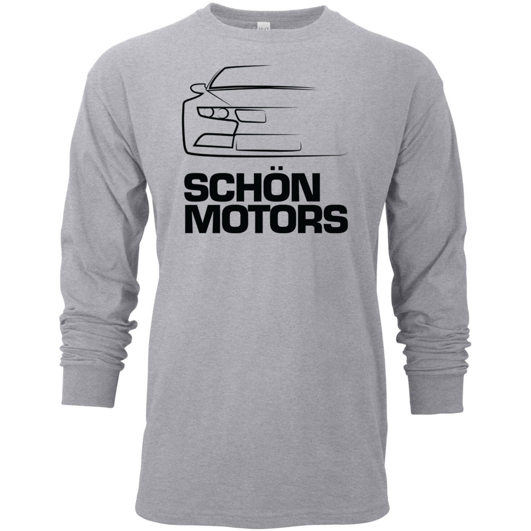 M&O Unisex Gold Soft Long Sleeve T-Shirt Screened 1